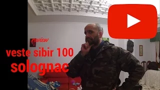 review de la veste  camouflage Sibir 100 de Solognac