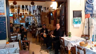 Greece Chania | Walking Tour On An Exotic Destination - Island Of Crete 4K