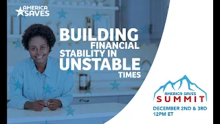 Day Two America Saves Summit 2020: Building Financial Stability During Unstable Times