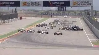 Formel Renault 2.0 Eurocup 2011 Aragon Startchaos