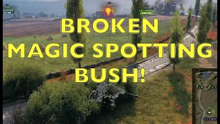 Most BROKEN Magic Spotting Bush & How To Use It | World of Tanks