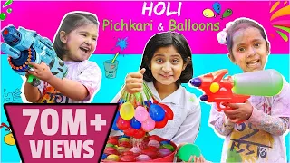 Pretend Play Holi Pichkari, Balloons, Color & Gadgets | ToyStars