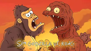 Shin Godzilla & Kong - Simpsons style / Part 2