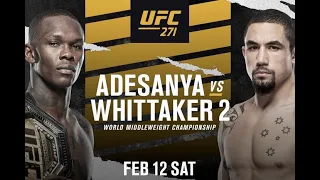 🔴UFC 271 Adesanya VS Whittaker [full fight]