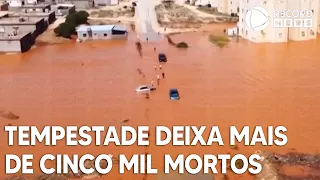 Tempestade deixa mais de cinco mil mortos na Líbia