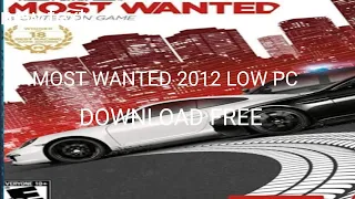 NEED FOR SPEED MOST WANTED 2012 Gameplay ( PC ) ( 4K 60FPS) |