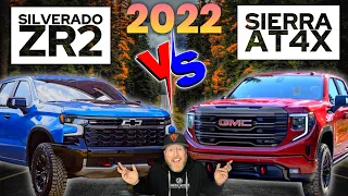 2022 GMC Sierra AT4X vs 2022 Chevrolet Silverado ZR2