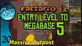Factorio 1.X Entry Level to Megabase 5 - 20 - HUGE IRON OUTPOST! - Guide, Tutorial
