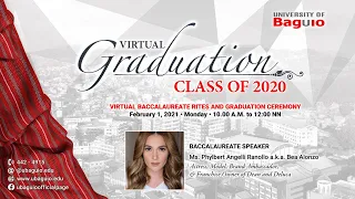 UB Virtual Ceremonies - College Baccalaureate Mass & Graduation Ceremony 2020