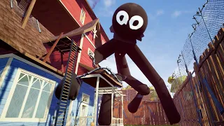 Hello Neighbor - New Neighbor Big Stickman Act 2 Gameplay Walkthrough