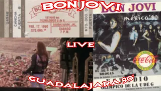 Bon Jovi Live Blood On Blood Guadalajara 1990 Rare Pro Shot