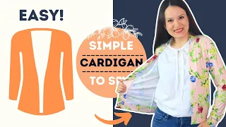 How to draft and sew a classic cardigan? You can do it!