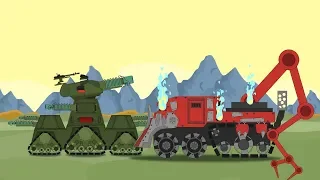 Битва монстров КВ-45 "Терминатор" и ВарБосса орков. 2-я серия - Мультики про танки