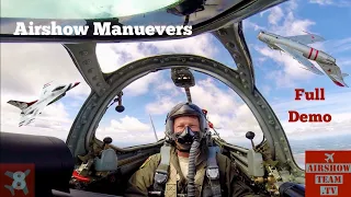 Incredible Pilot Demos F-16 Routine in MiG at Military Airshow | Randy Ball and USAF Thunderbirds