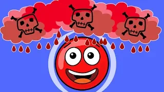 Новый КРАСНЫЙ ШАР #5. 13-14 УРОВНИ. Мультик ИГРА New Red Ball 2