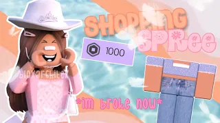 1000 ROBUX SHOPPING SPREE! || *AESTHETIC* || blox architex