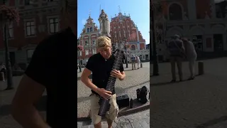 "Thanks Again" by Cascade busking in Riga Latvia