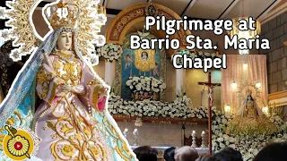 Pilgrimage at Barrio Sta. Maria Chapel, home of Apung Maria de Manila