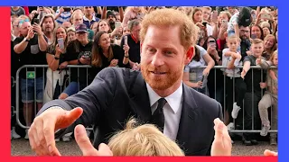 Roi Charles III : le commentaire bouleversant du prince Harry à la foule massée devant le palais