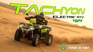 Powerland Tachyon: One of the fastest electric ATVs 4x4