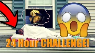 24 HOUR OVERNIGHT CHALLENGE ON MY ROOF!