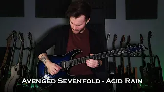 Avenged Sevenfold - Acid Rain (Guitar Cover + All Solos / One Take)
