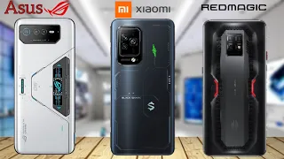 Asus ROG Phone 6 Pro Vs Xiaomi Black Shark 5 Pro Vs ZTE Nubia Red Magic 7 Pro || Best Gaming Phone