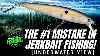 The #1 Mistake When Fishing Jerkbaits! (Underwater View) (Ep. 77)