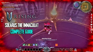 V Rising - How to Find and Kill Solarus The Immaculate Final Boss