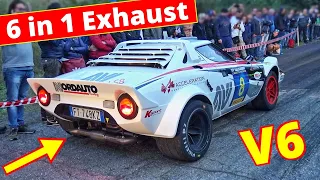 Lancia Stratos HF Gr.4 Rally Legend - 6 in 1 Exhaust Symphony from the EPC Ferrari V6 Engine!