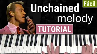 Como tocar "Unchained melody" (Righteous Brothers version) - Piano tutorial y partitura