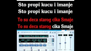 Mix Dvojki - Sirotani, Dva dobra druga