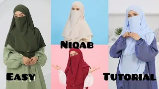 Simple And Easy Niqab Tutorial । Nose Niqab Tutorial । Everyday Niqab Tutorial ।