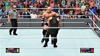 Roman Reigns vs Goldberg Dream Match Highlights 2021 HD : WWE 2K Gameplay