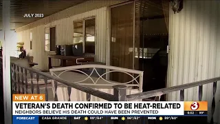 Phoenix veteran's death inside mobile home confirmed to be heat-related