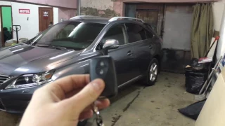 Автозапуск со штатного ключа Lexus RX