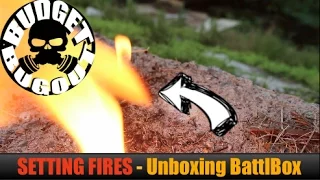Setting My Camera on FIRE!!! Battlbox Unboxing | Survival Kit Essentials