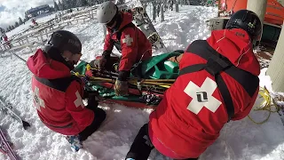 2021 Christmas Toboggan Ride with Vail Ski Patrol - 3,000 ft Vert Drop!