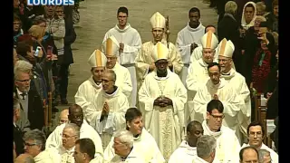 Lourdes : 11 février 2016 - La messe internationale de la fête de Notre-Dame de Lourdes