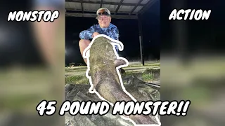 SHORTY’S PAYLAKE LATE NIGHT ACTION!! (Giant flatheads caught!!)