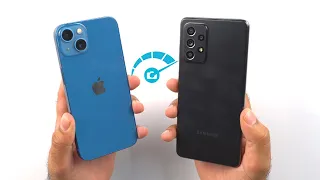 iPhone 13 vs Samsung A52 Speed Test and Camera Comparison