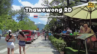 [4K] 🇹🇭 Walking on Thawewong Road in Patong, Phuket, Thailand
