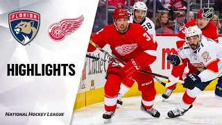 NHL Highlights | Panthers @ Red Wings 1/18/20