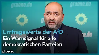 B'90/Grüne: Pressekonferenz mit Omid Nouripour am 05.06.2023