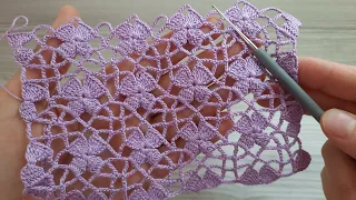 WONDERFUL 😍 Beautiful Crochet Summer Shawl, Sweater, Blouse and Runner Model tutorial video