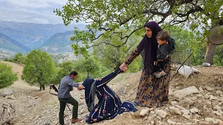 Two lonely women: kidnapping the twins' mother by her brother and leaving them orphans.  rural life