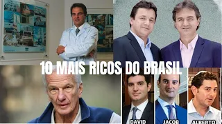 [Novo] Conheça os 10 homens mais ricos do Brasil