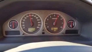 Volvo S60 2.4T automatic 0-160 km/h acceleration - 200hp