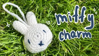 Crochet miffy charm for begginers 🐰✨