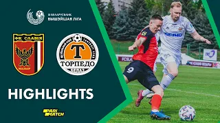 Highlights. Slavia-Mozyr – Torpedo-BelAZ